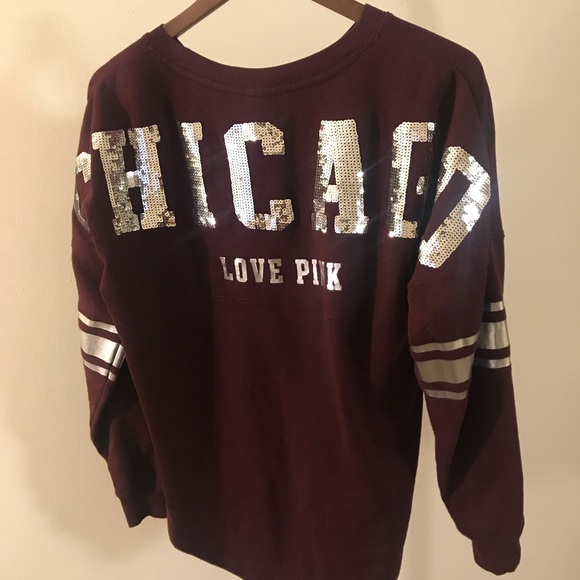 PINK Victoria's Secret Tops - • Victoria’s Secret • Chicago bling pullover